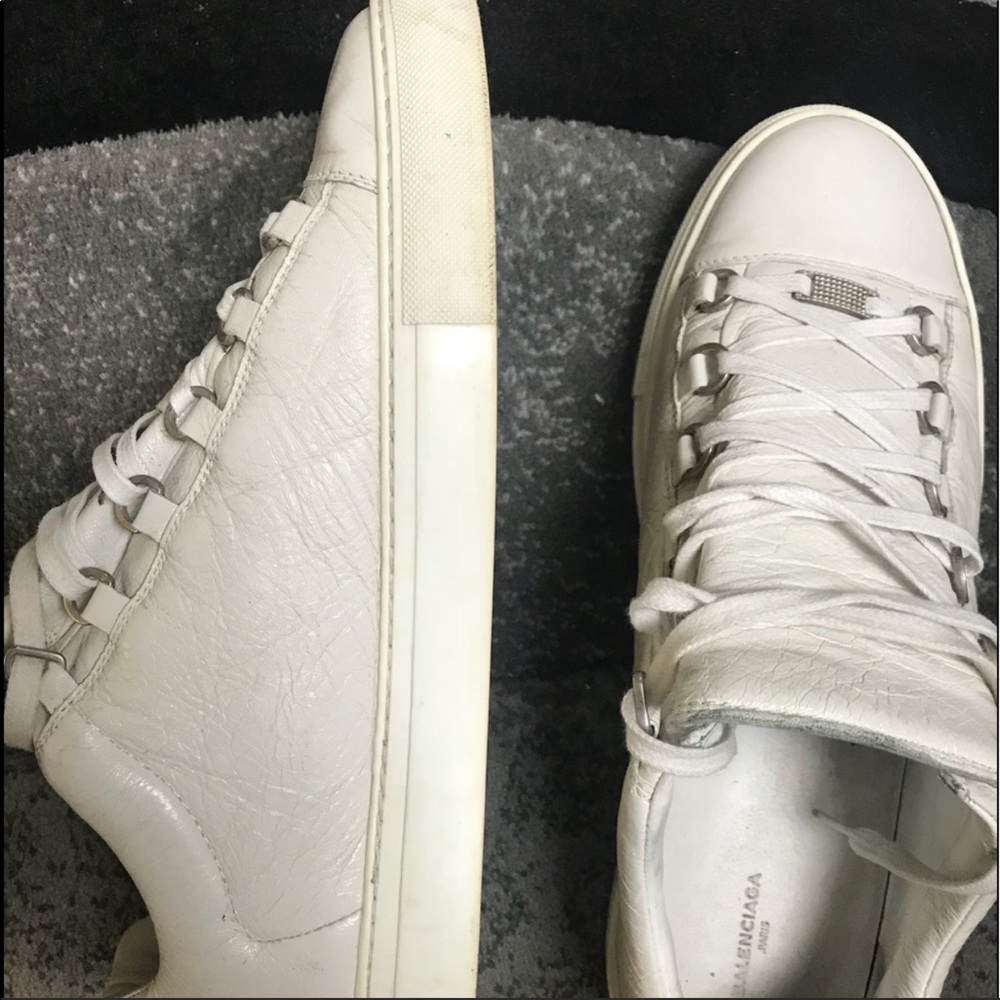 All white Balenciaga